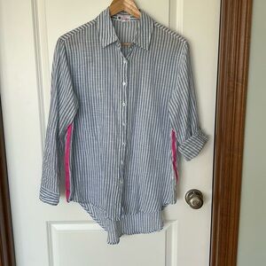 Sundry tunic length button-down shirt, size 0